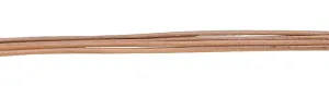 100 Meters - 0.50 mm Round Natural Leather Cord