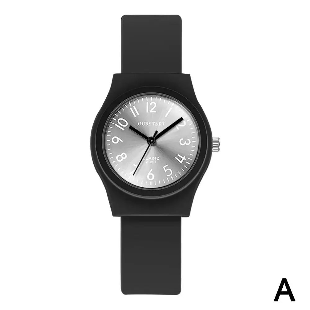 1pc Candy Color Wrist Watches For Women Fashion Quartz Watch Silicone Band Dial Women Wathes Casual Ladies Watch Relogio