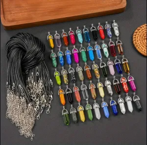 20pc Multi-Chakra Pendant Set  For All - Chakra Mix Set Ideal Gift for Birthday & Holidays