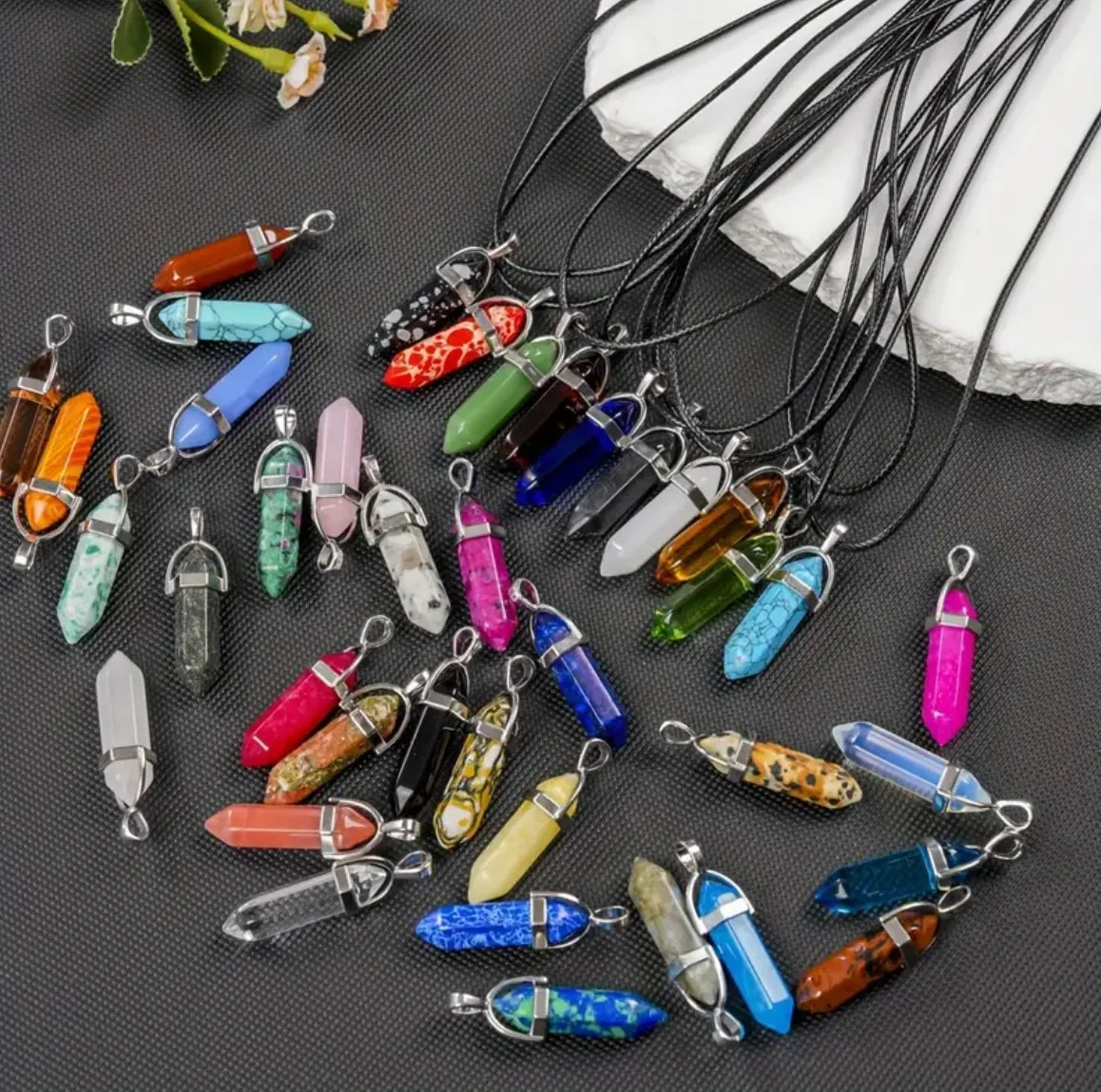 20pc Multi-Chakra Pendant Set  For All - Chakra Mix Set Ideal Gift for Birthday & Holidays