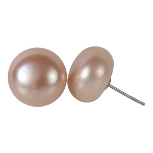 320-02 | 14MM PINK FRESHWATER POST EARRINGS