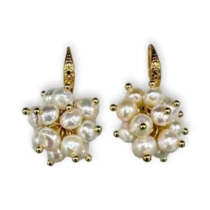 365-01-G | LATTICE CLUSTER EARRING (GOLD)