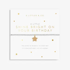 A Little 'Shine Bright On Your Birthday' Bracelet