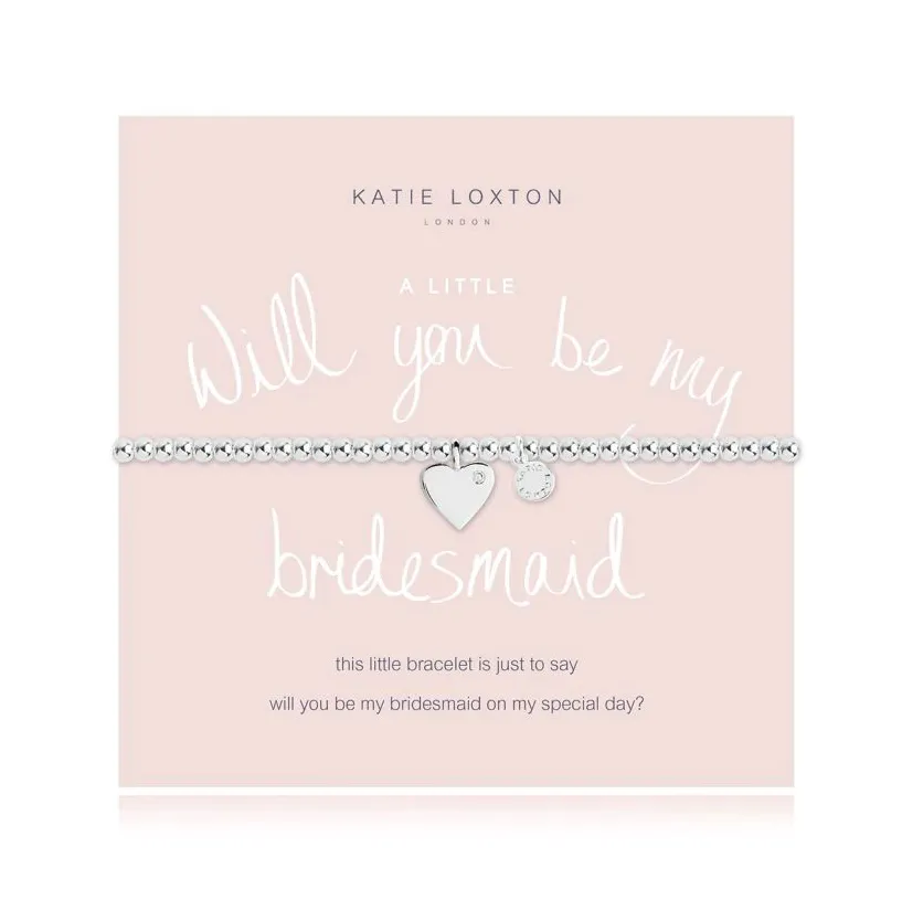 A Little Will You Be My Bridesmaid Bracelet