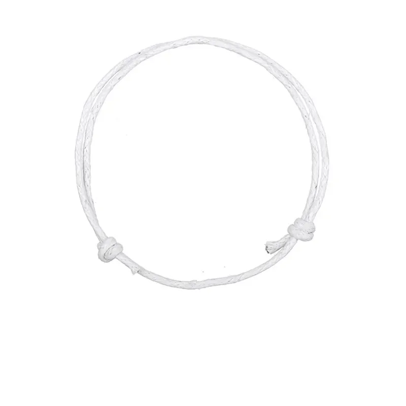 Adjustable Colorful Friendship Cord Bracelets - 10-Pack
