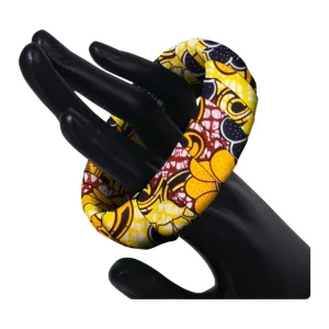 African Fabric Bracelet 