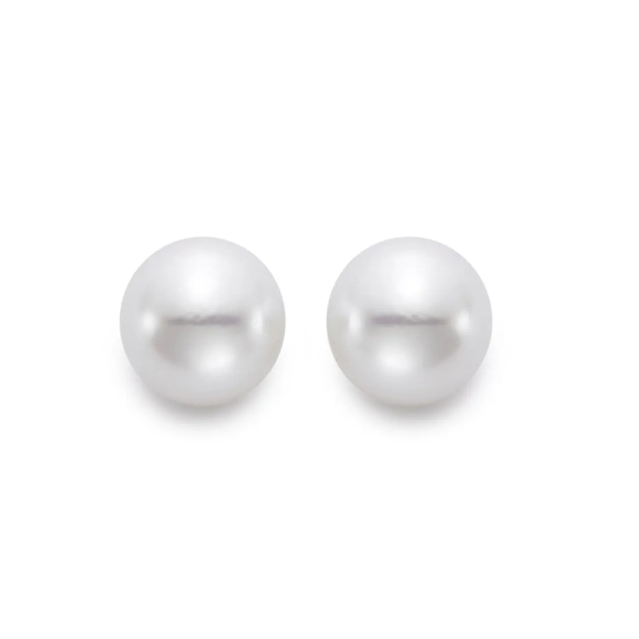 Akoya Pearl 14K Yellow Gold 6-6.5mm White A Stud Earrings