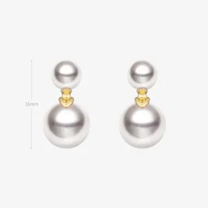 Akoya Pearl 18K Gold Companion Pearl Earrings