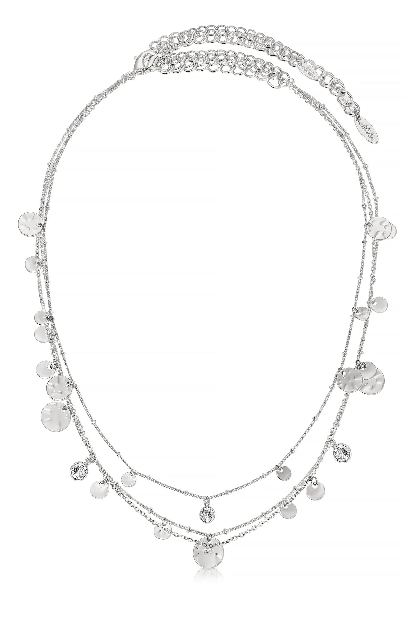 All in Layered Crystal Necklace Set
