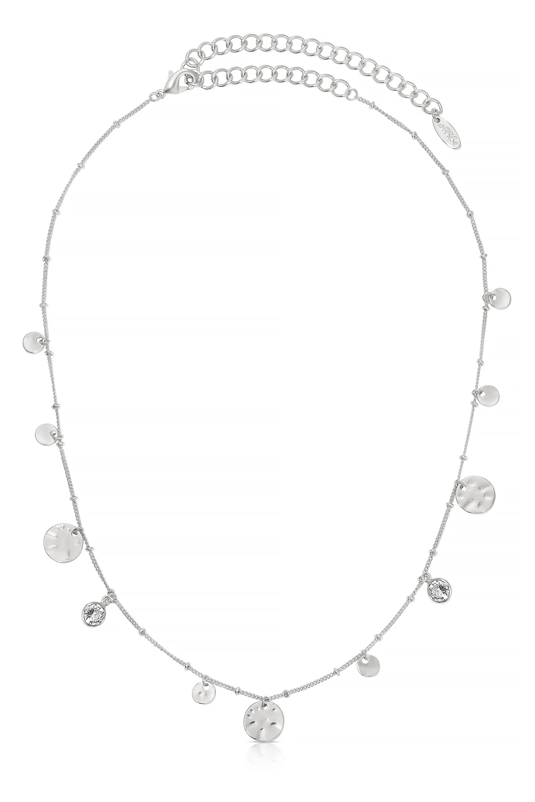 All in Layered Crystal Necklace Set