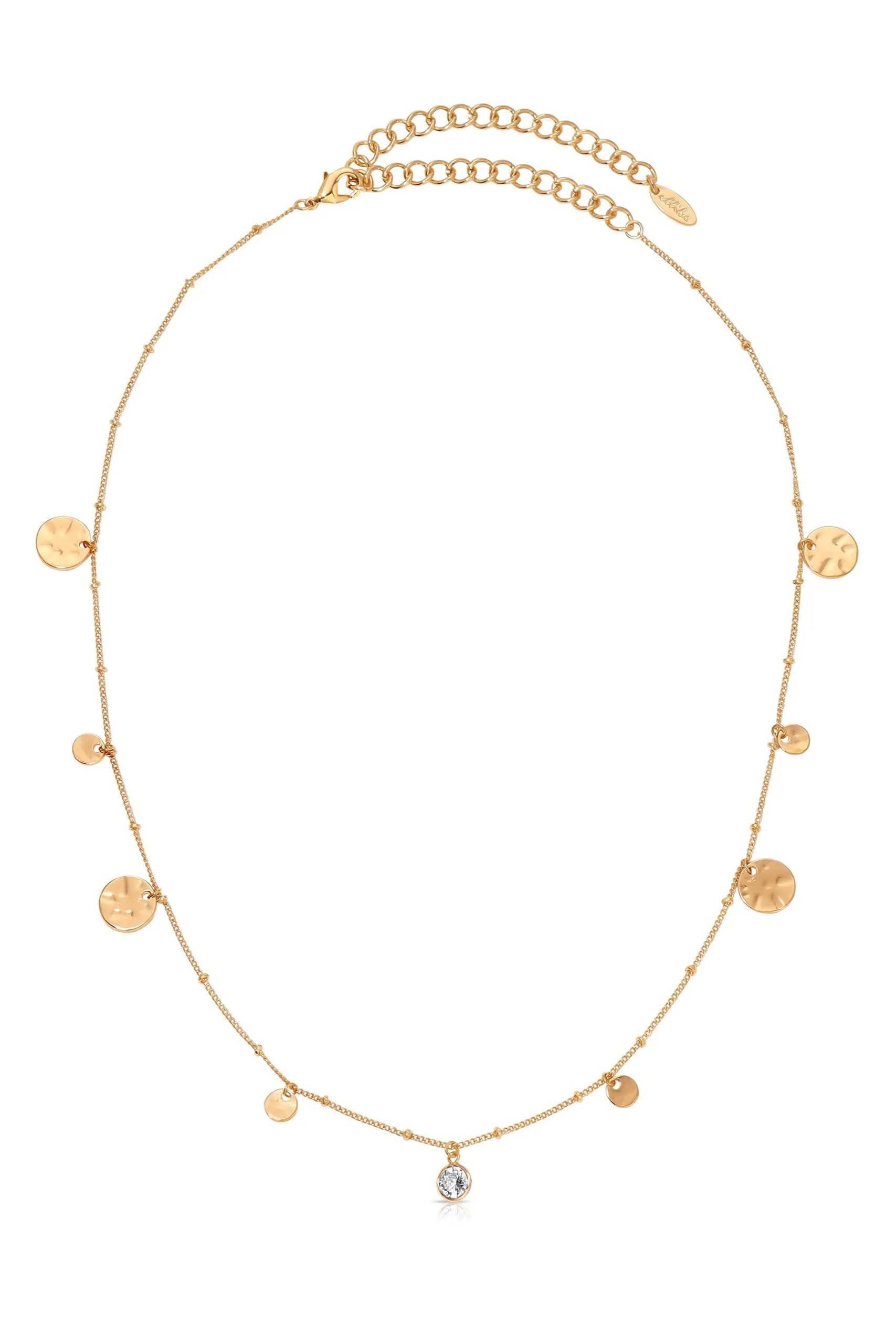 All in Layered Crystal Necklace Set