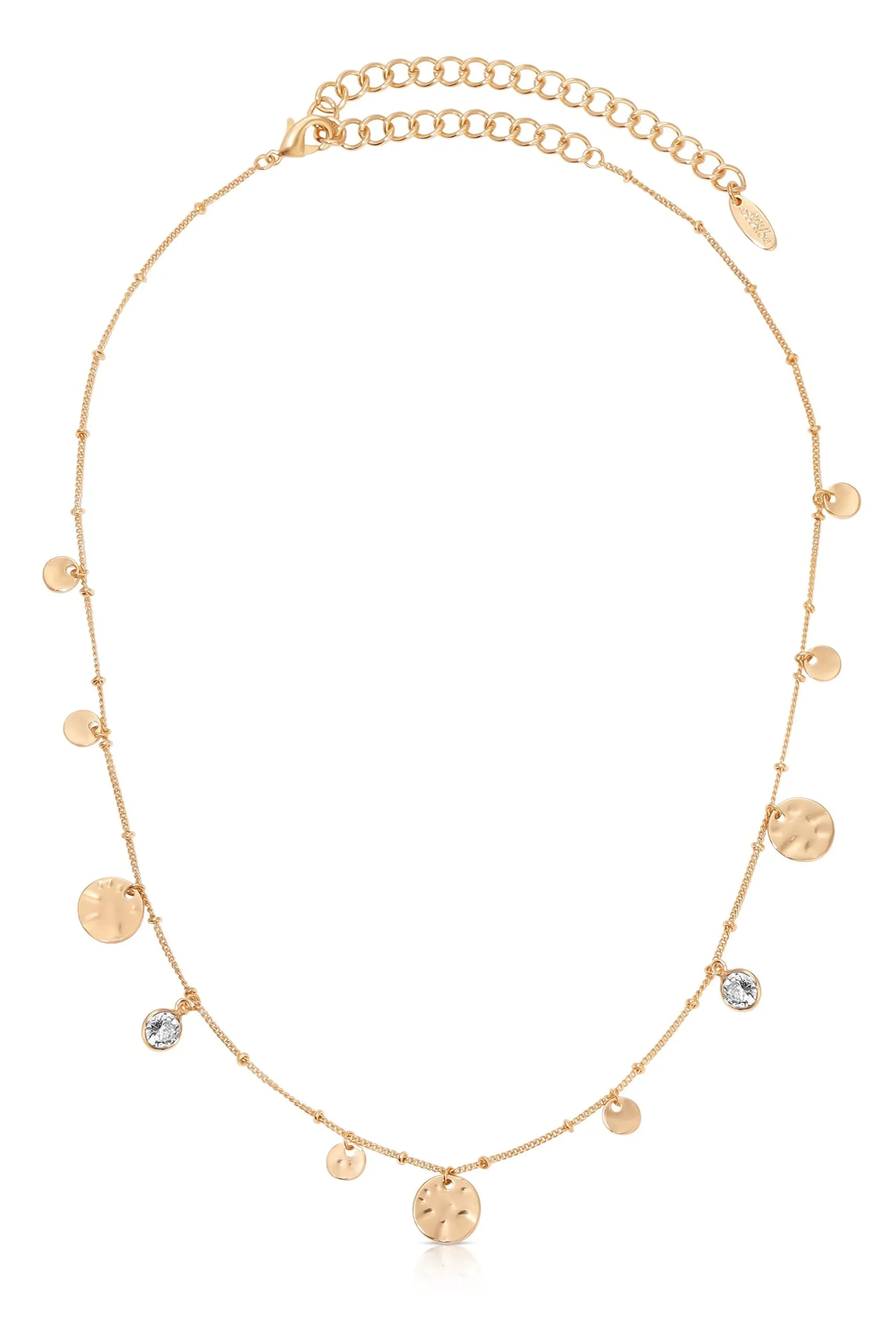 All in Layered Crystal Necklace Set