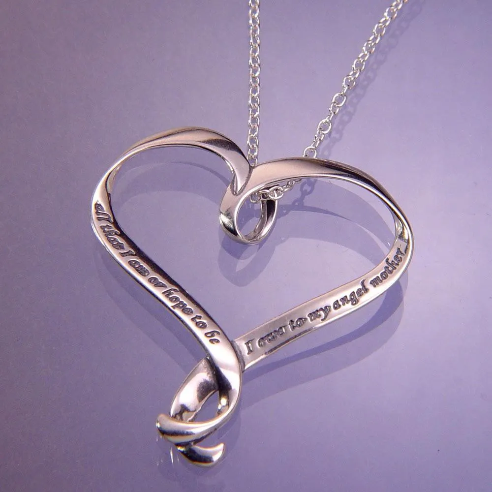 Angel Mother - Abraham Lincoln Necklace