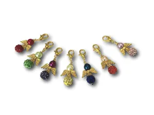 Angelical Crystal CB - #080G Set of 7 Stitch Markers