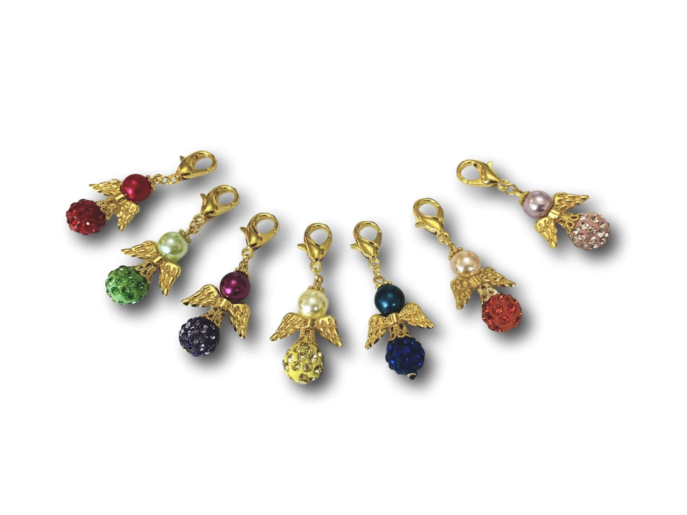Angelical Crystal CB - #080G Set of 7 Stitch Markers