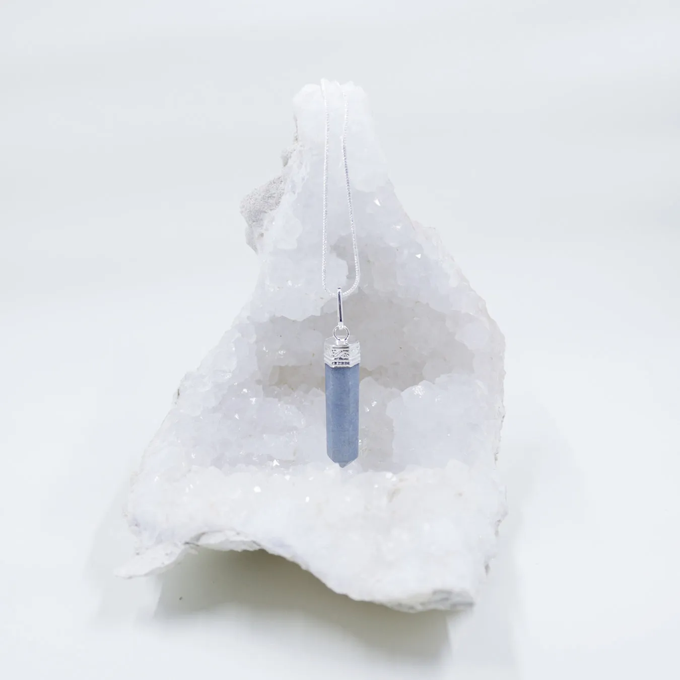 Angelite Necklaces and Clip | 2 Piece Set