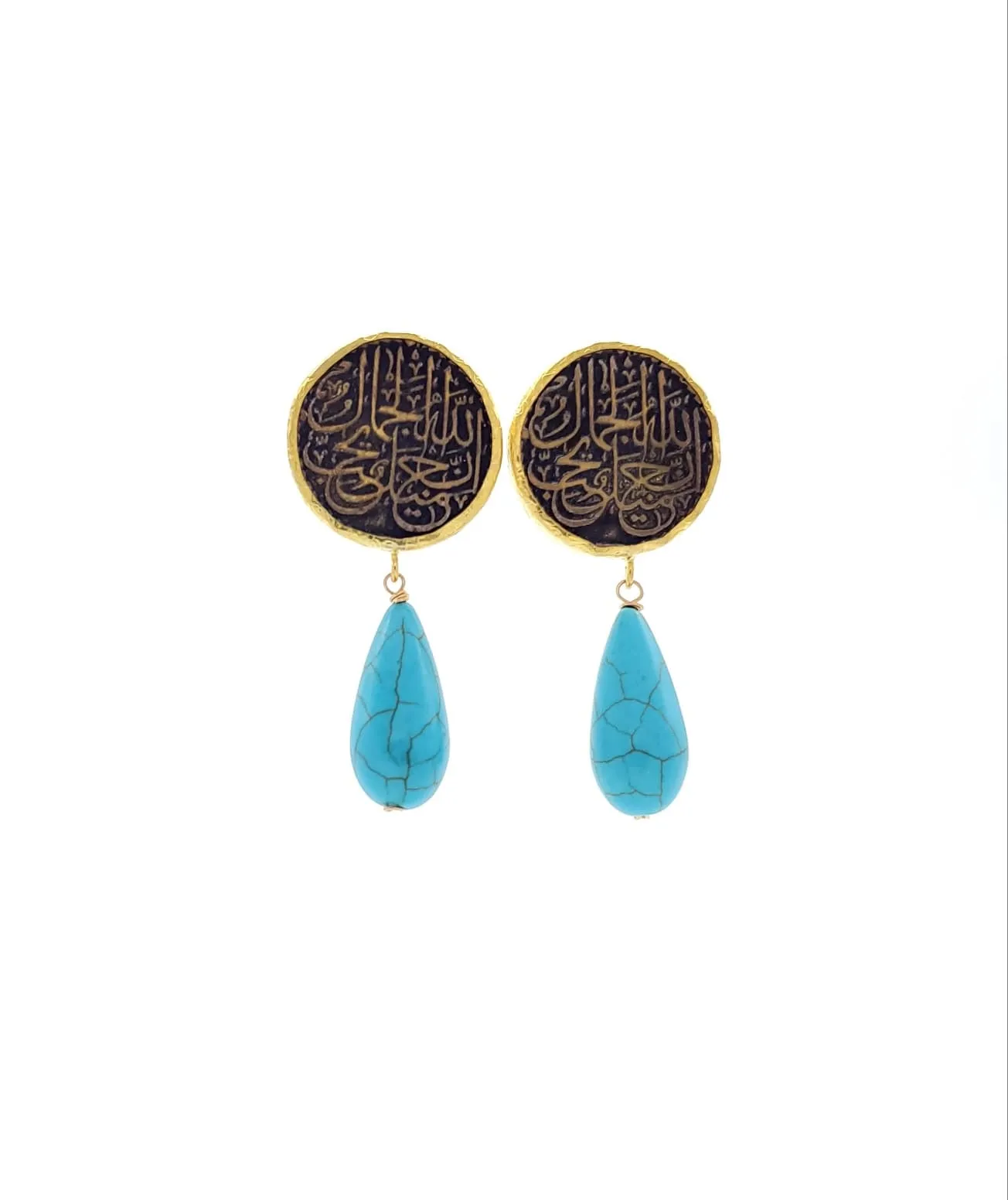 Arabic Turquoise Earrings