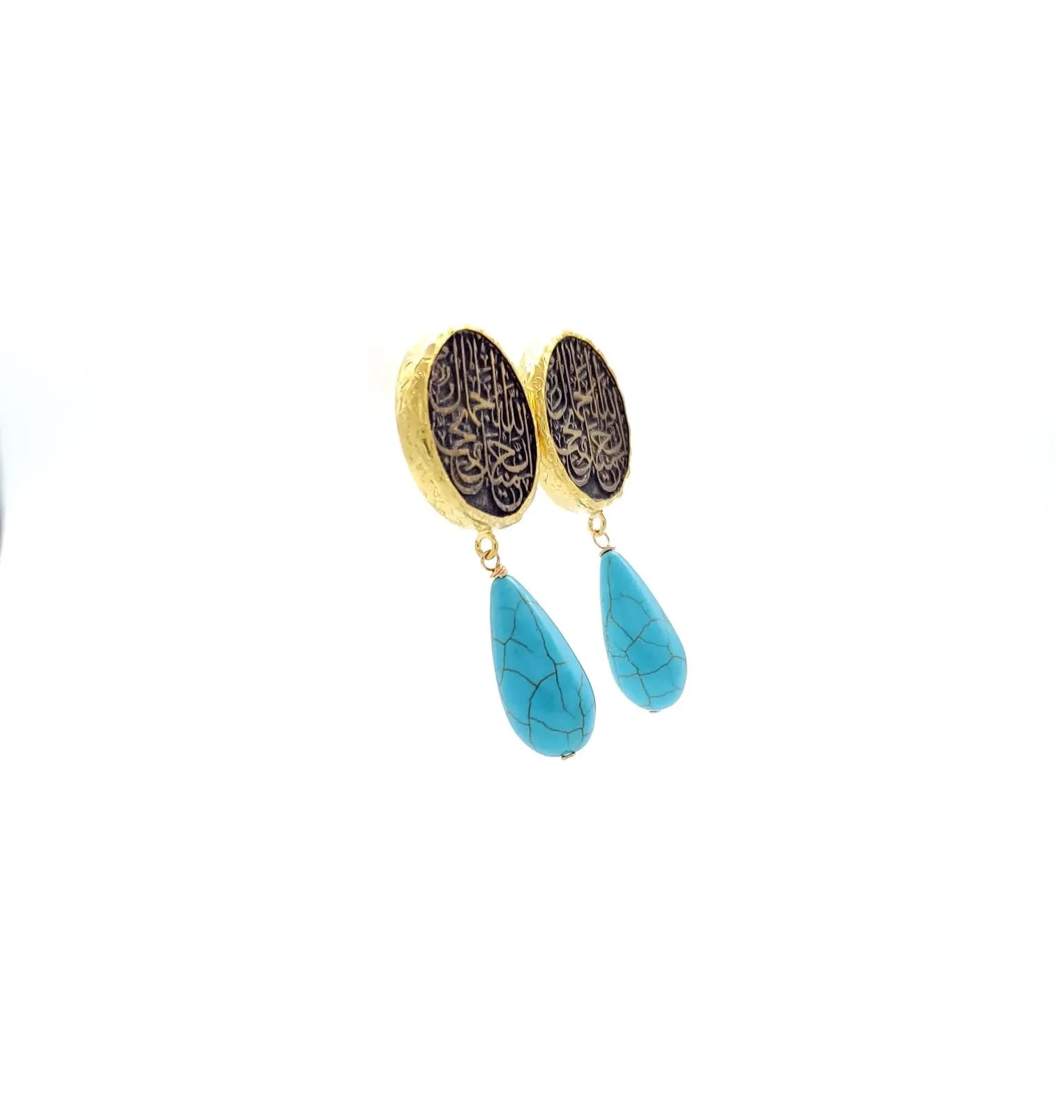Arabic Turquoise Earrings