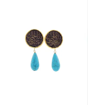 Arabic Turquoise Earrings