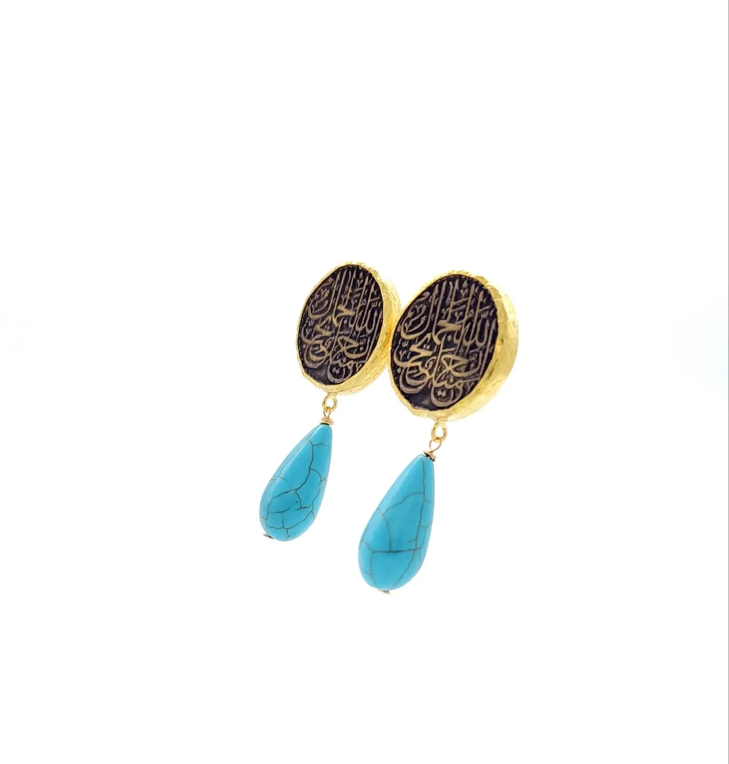 Arabic Turquoise Earrings