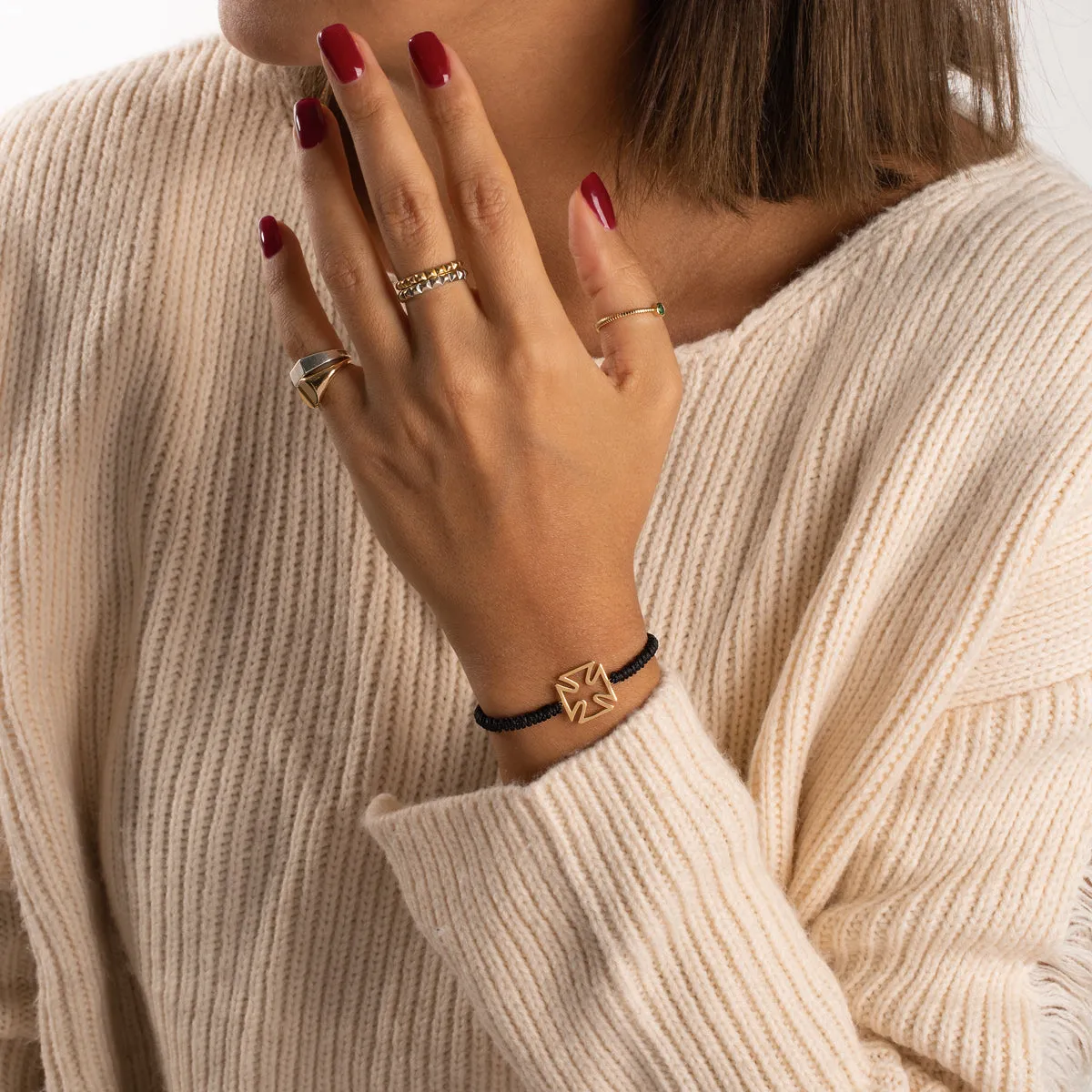 Aran Cord Bracelet