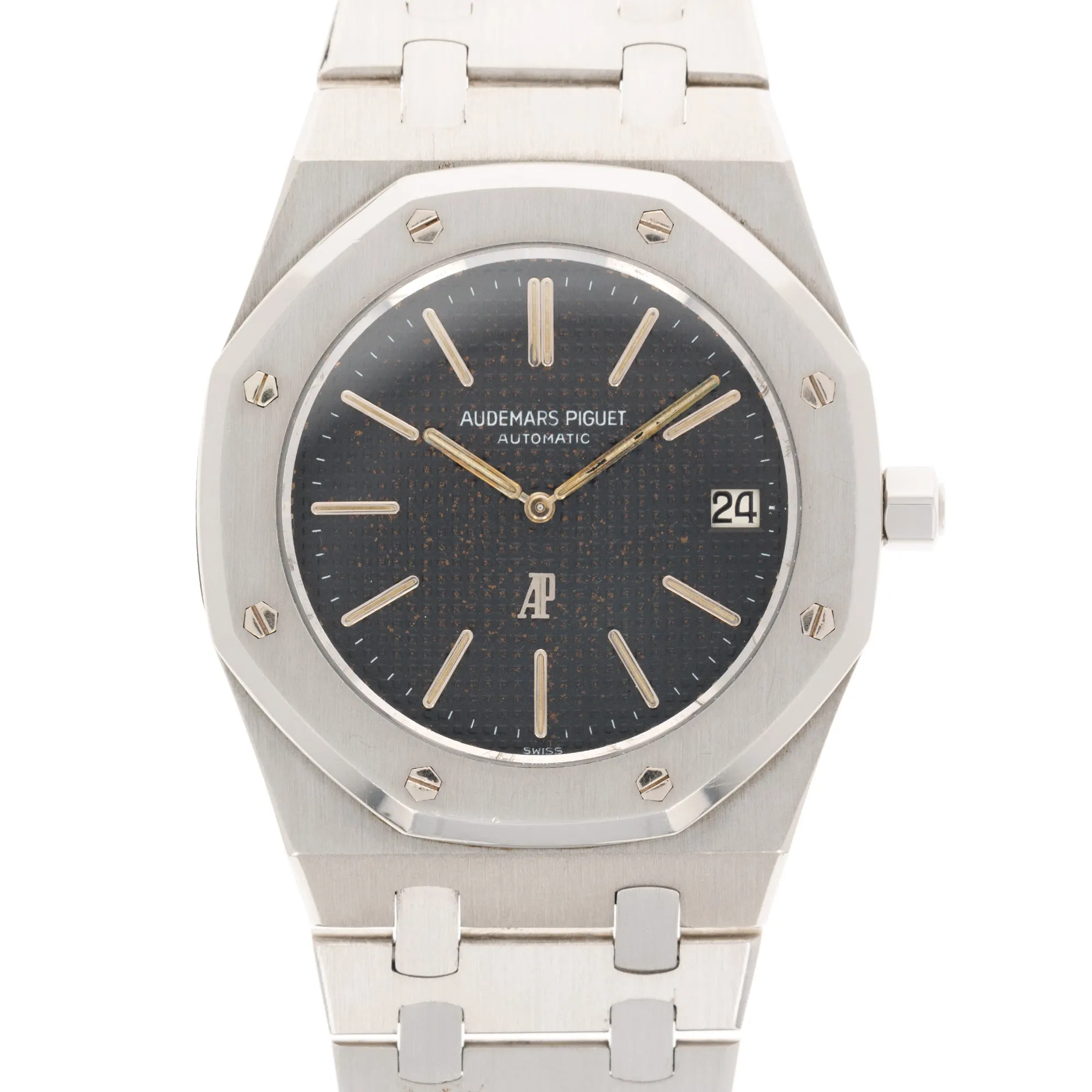 Audemars Piguet Steel Transitional Jumbo Royal Oak Ref. 5402 Rare No Serial Watch