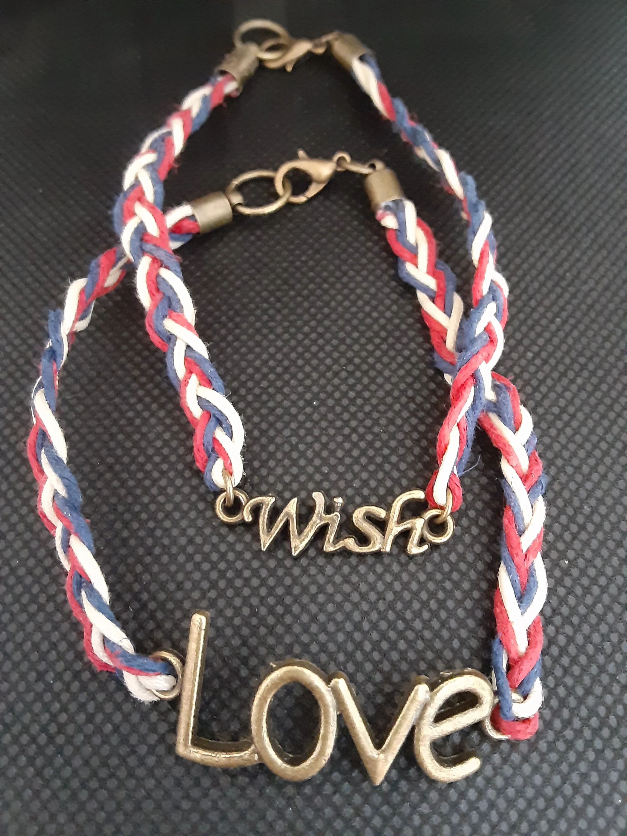B #81 " UNISEX"   LOVE and WISH just for YOU!!  2 For 1 Price!!
