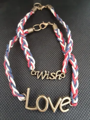 B #81 " UNISEX"   LOVE and WISH just for YOU!!  2 For 1 Price!!