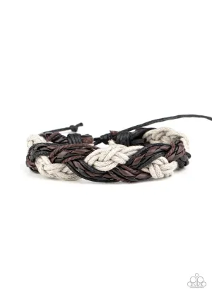 Badlands Wanderer Silver Paparazzi Bracelet