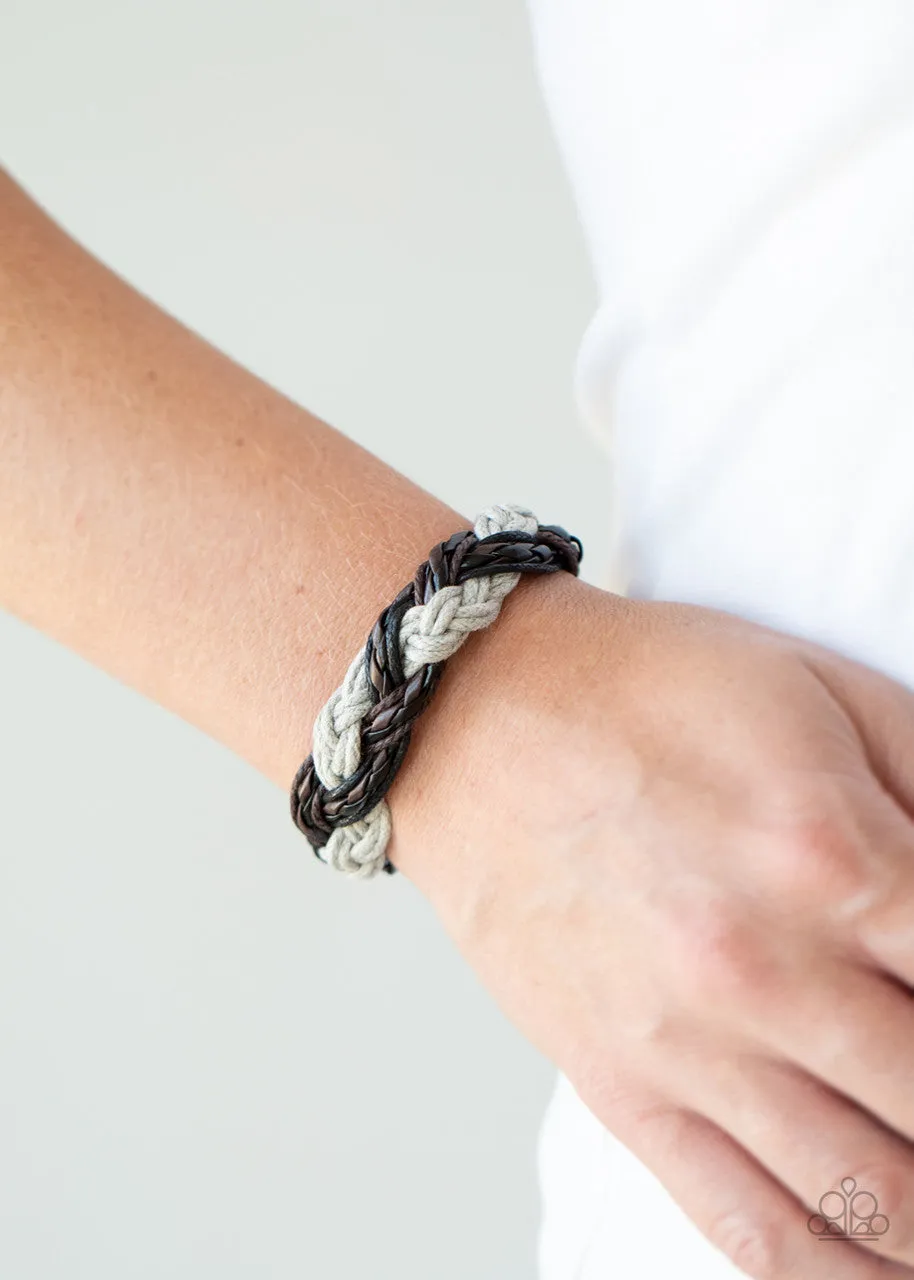 Badlands Wanderer Silver Paparazzi Bracelet