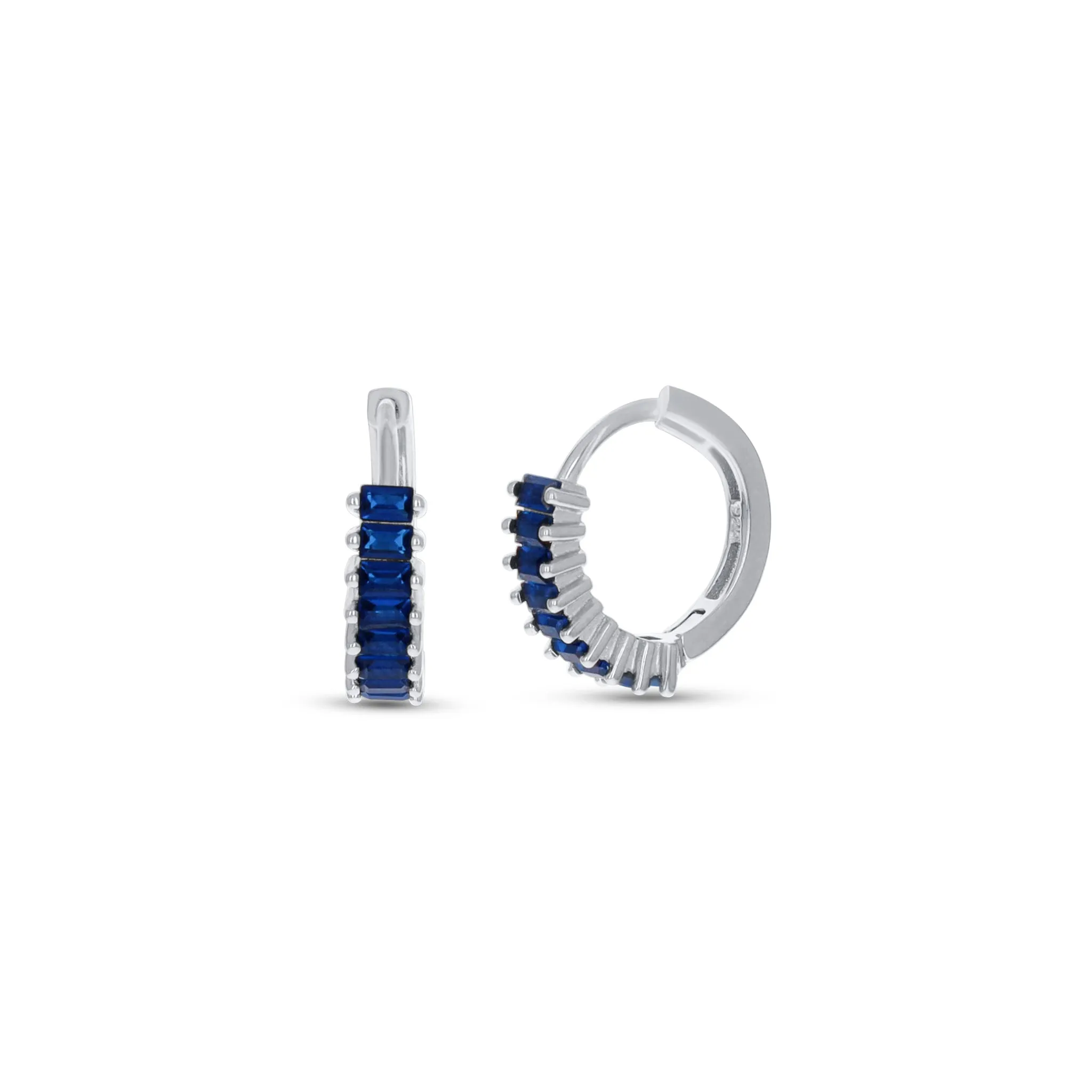 Baguette Huggie Hoops