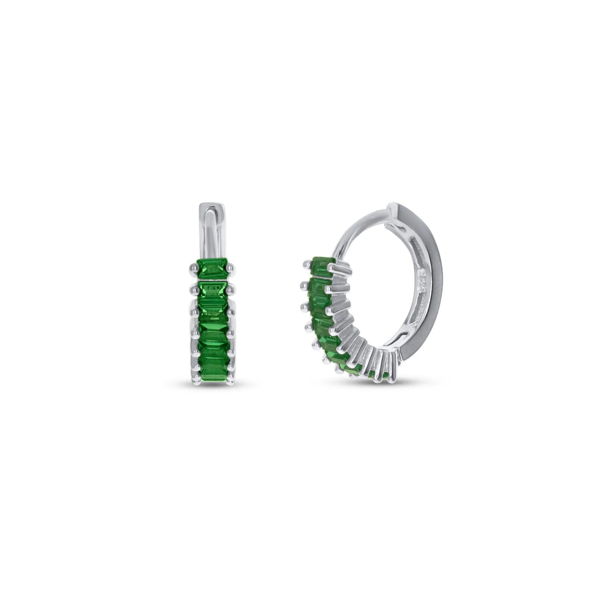 Baguette Huggie Hoops