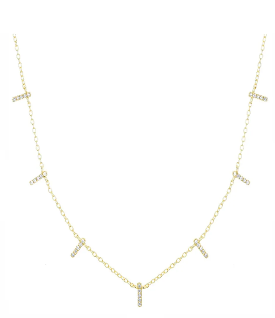 Bar Drops Necklace