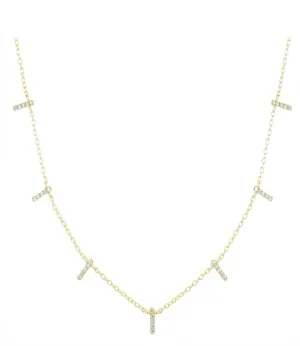 Bar Drops Necklace