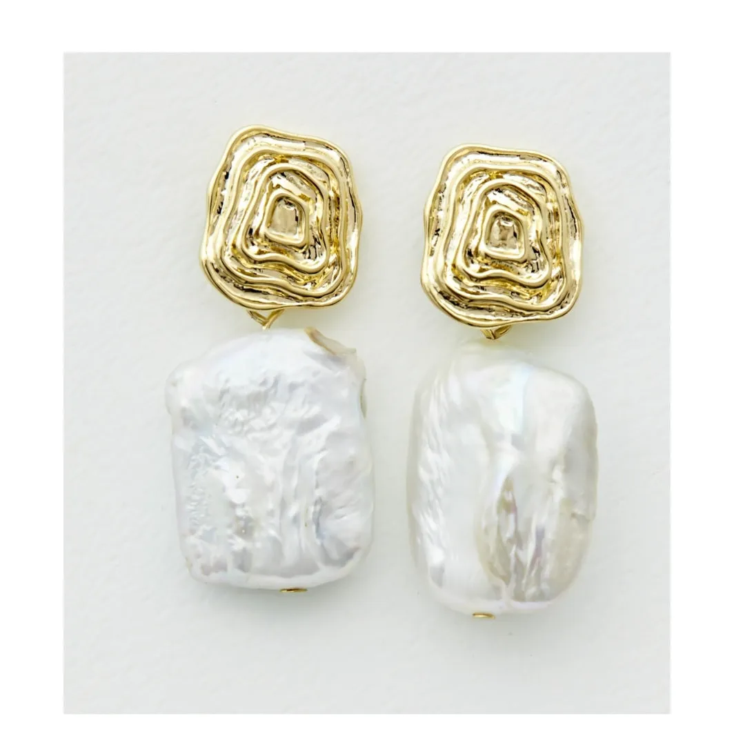 Baroque Pearl Earrings