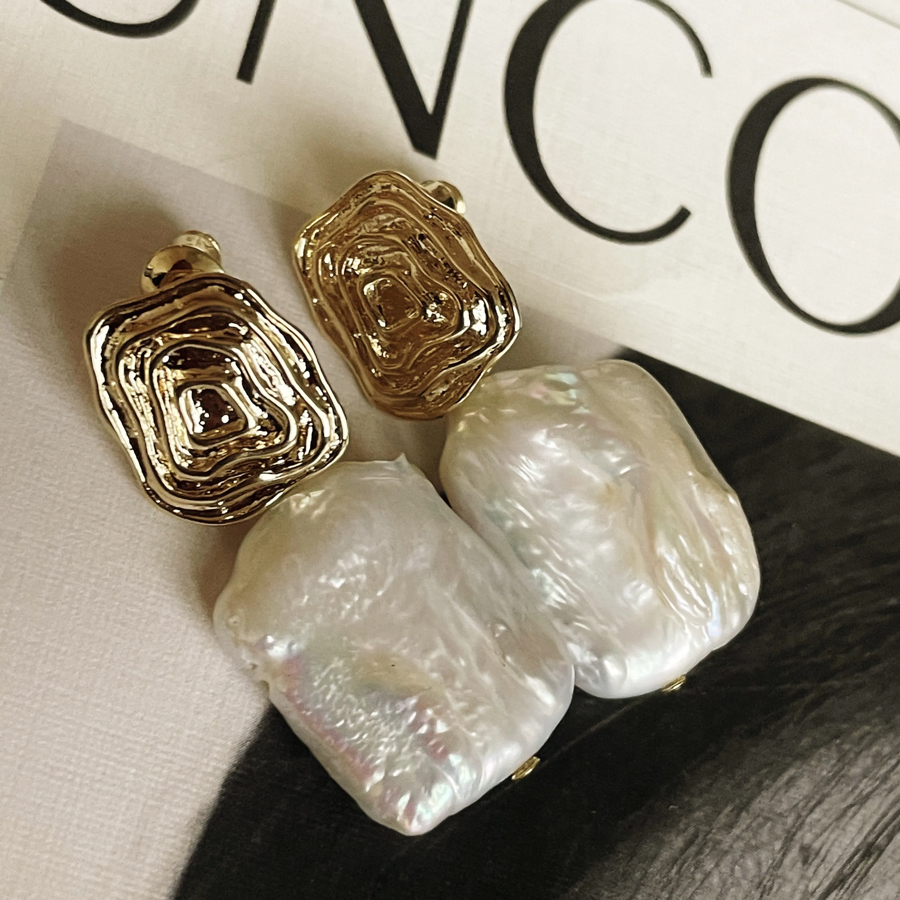 Baroque Pearl Earrings