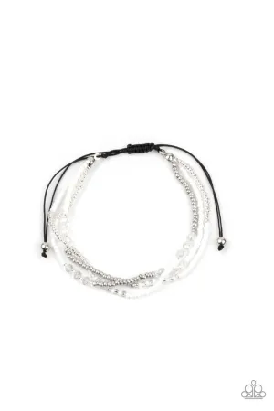 BEAD Me Up, Scotty! White Paparazzi Bracelet