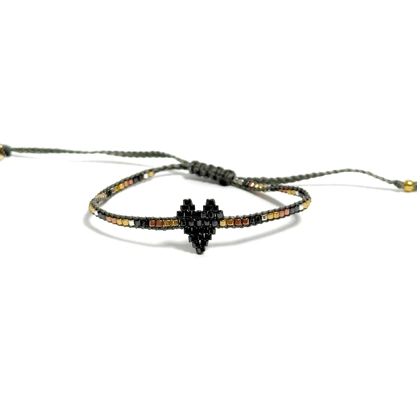 Beaded Heart Bracelet