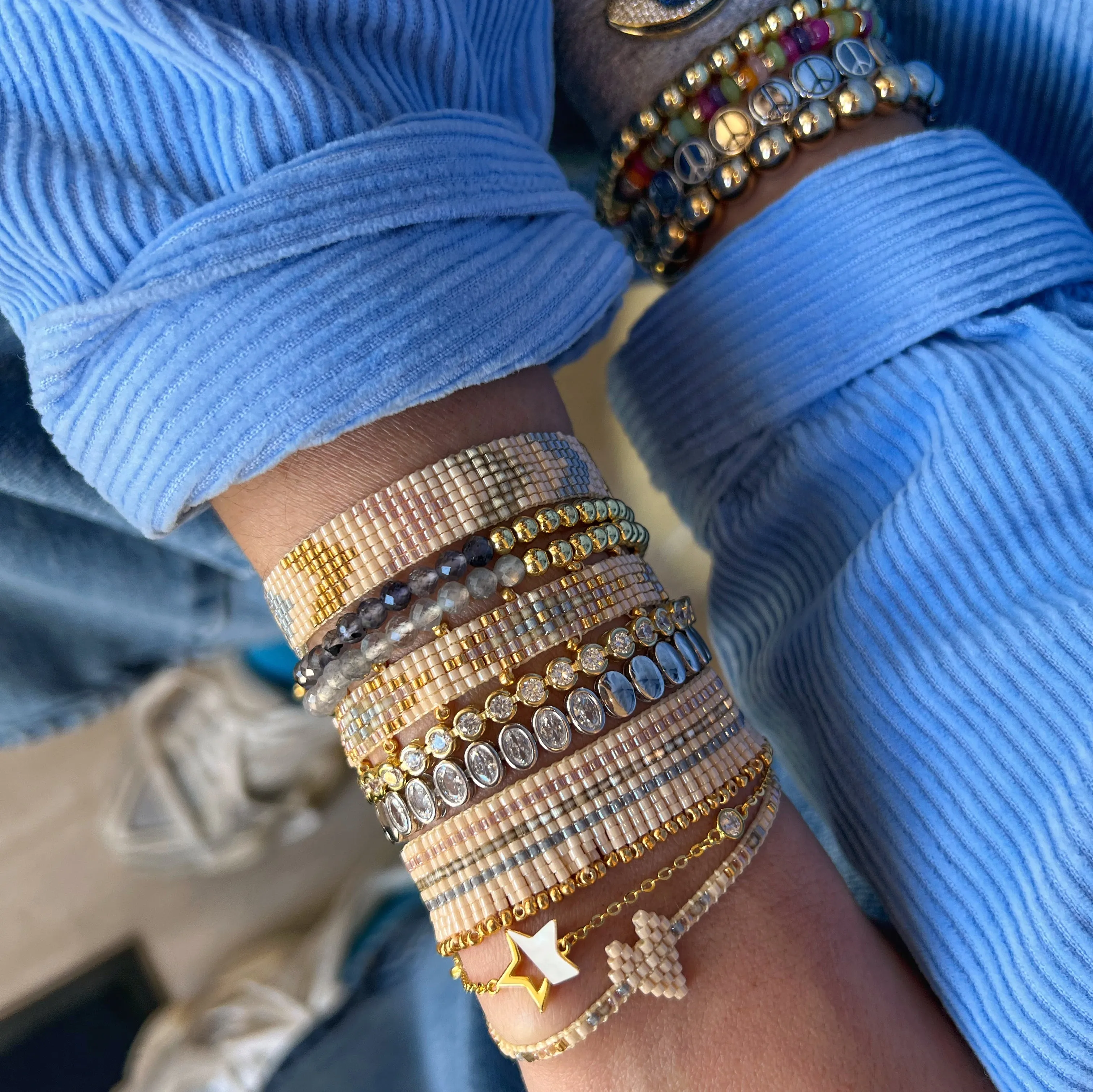 Beaded Heart Bracelet