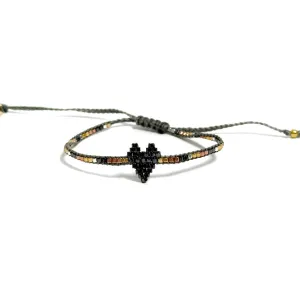 Beaded Heart Bracelet