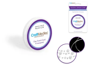 Beading/Jewelry Cord: Stretch Clear 5mx0.5mm 16.4 Ft