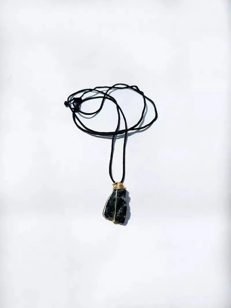 Black Tourmaline Crystal Necklaces