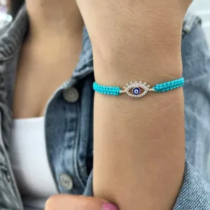 Blue Eye Bead Handmade Bracelet