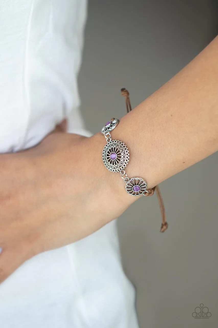 Bohemian Botany Purple Paparazzi Bracelet