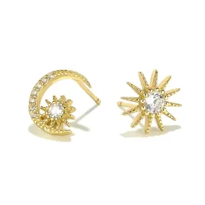Boho & Mala Stud 18k Gold Plated Hoop Earring