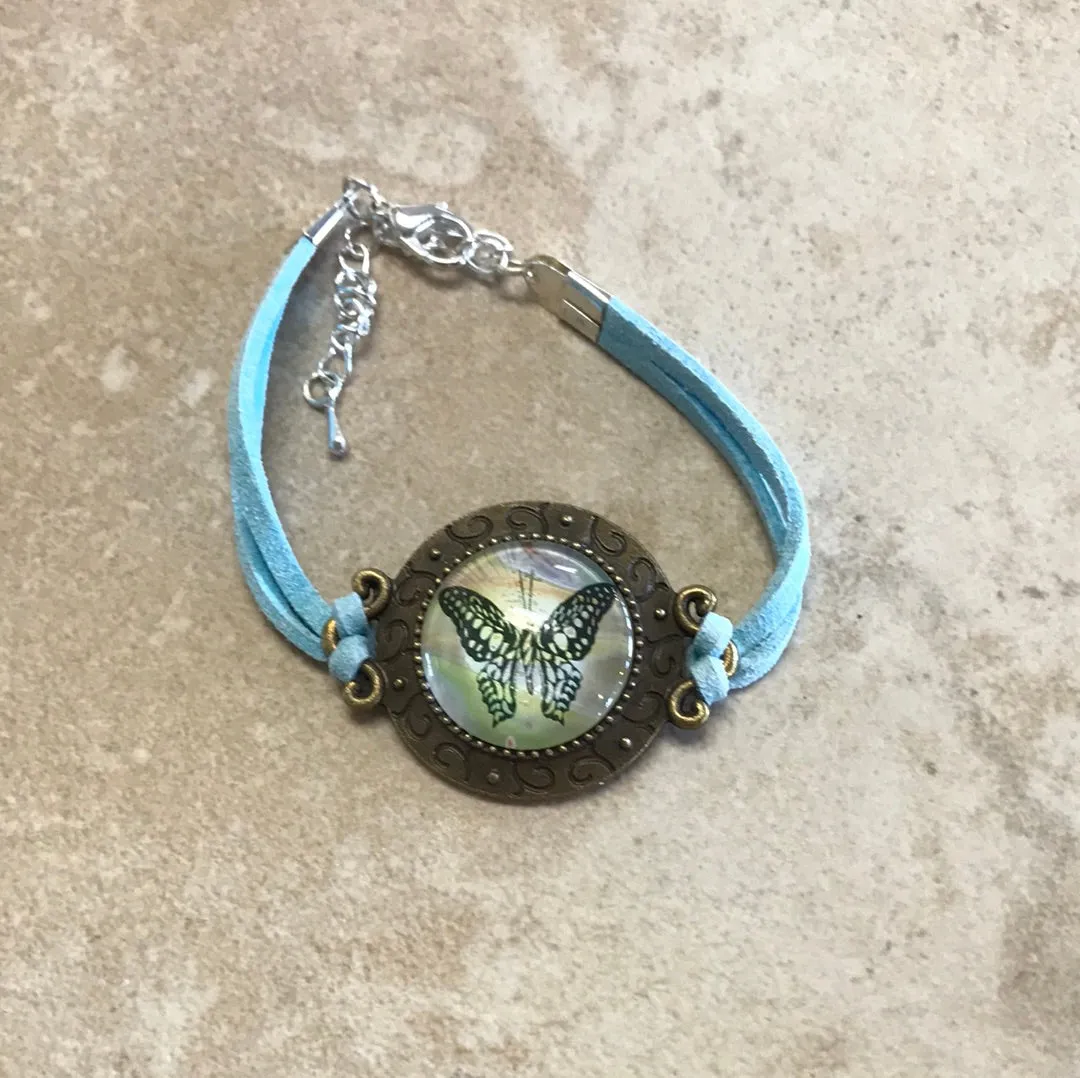 Bracelet - Hand Made Blue Cord