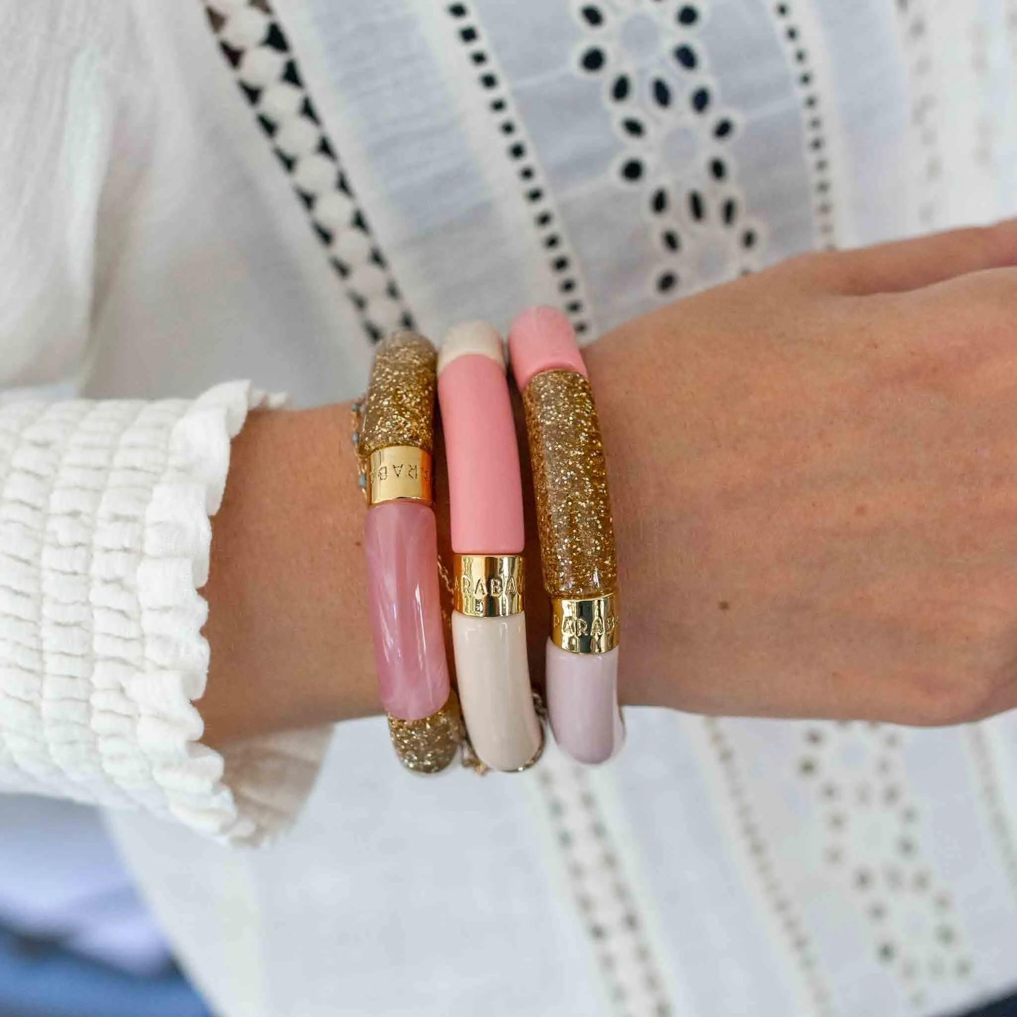 BRACELET PIPOCA ROSA-OURO 3