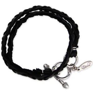 Braided Deerskin Leather Wrap Bracelet