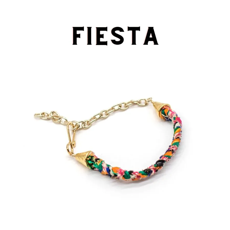 Braided Fabric Bracelet