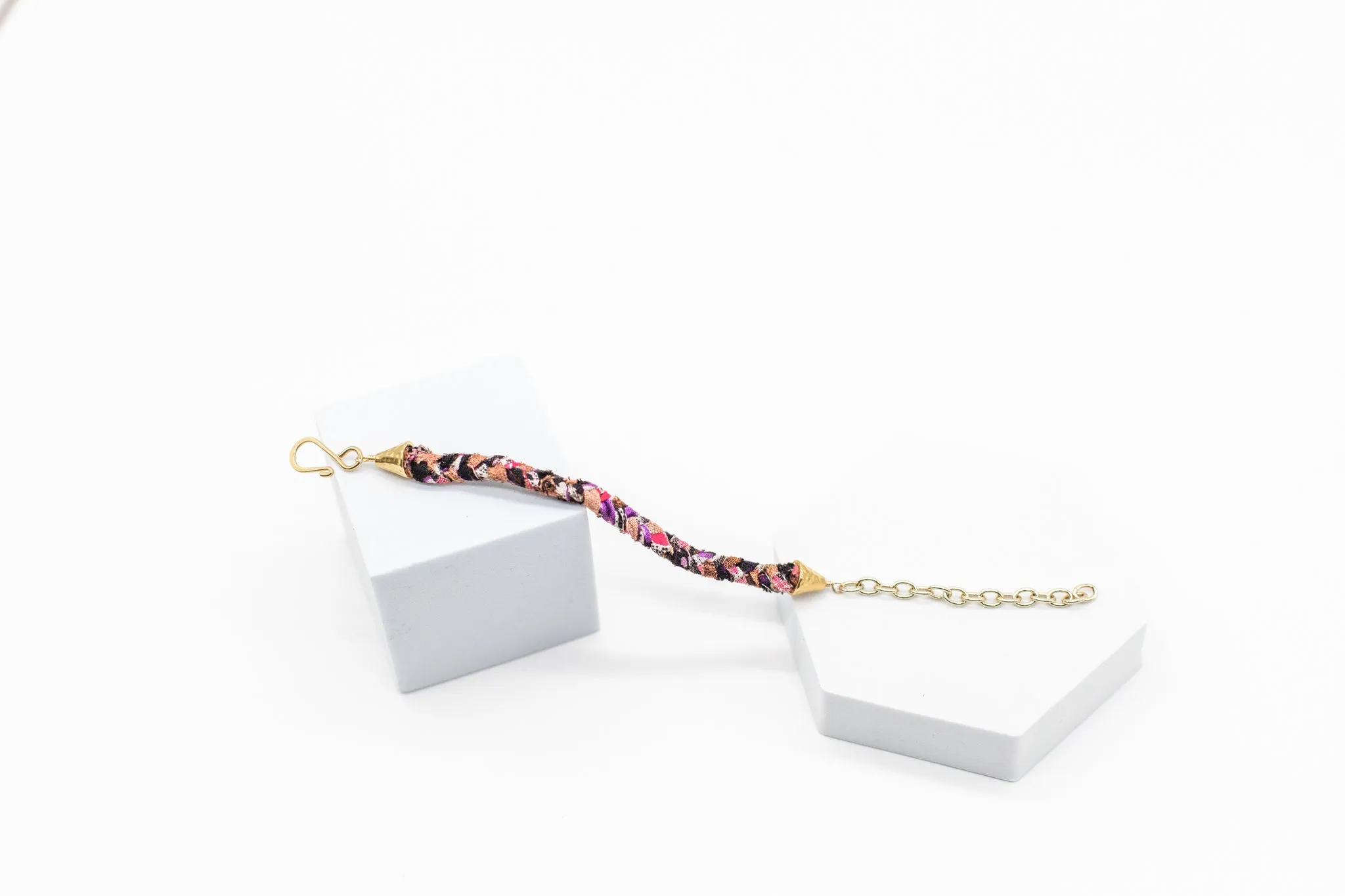 Braided Fabric Bracelet